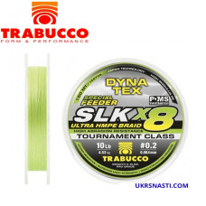 Шнур плетёный Trabucco Dyna-Tex SLK X8 Feeder/Sink размотка 150м салатовый